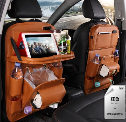 PU Leather Car Storage Bag Multifunctional