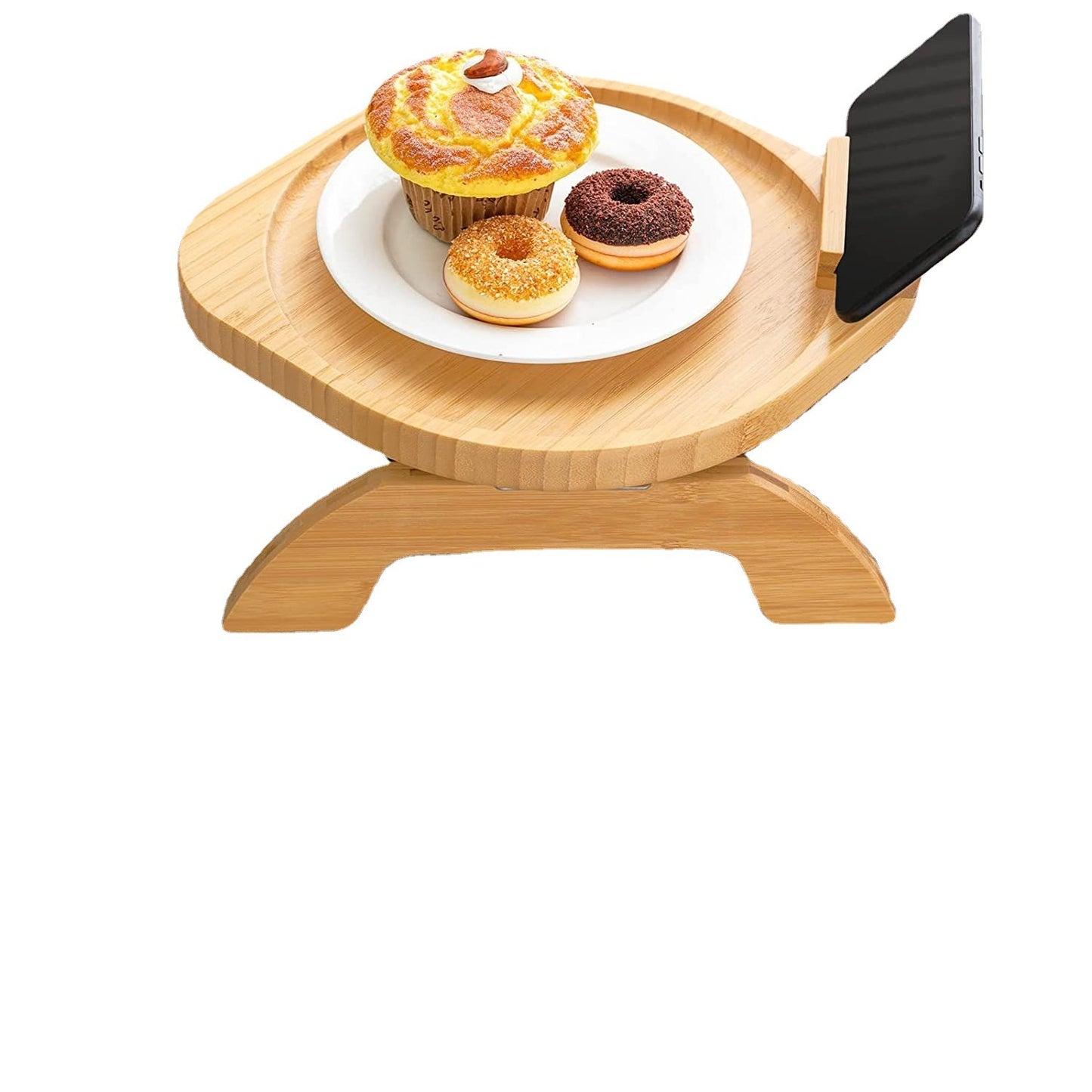 Bamboo Sofa Tray Portable & Folding