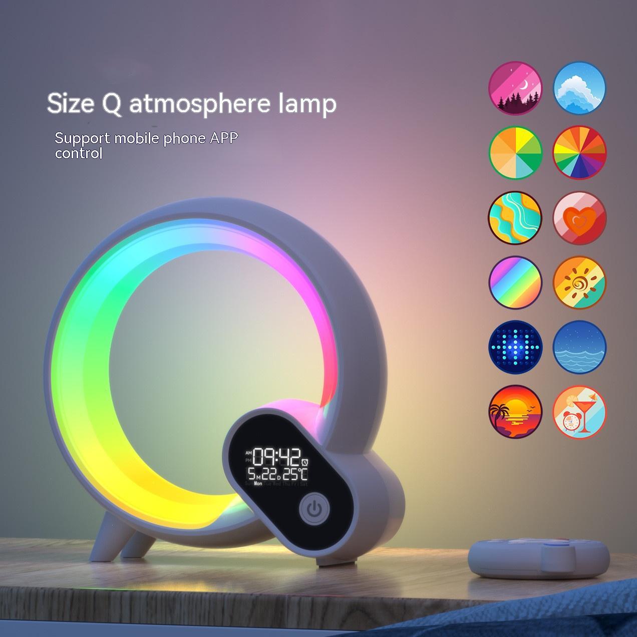 Creative Q Light Analog Digital Display Alarm Clock